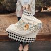 Baby Car Seat Covers Thanksgiving Fall Pumpkin Maple Leaves Black Buffalo Plaid Nursing Covers Breastfeeding Scarf Stretchy Carseat Canopy Cover Shopping Cart Cover Stroller Covers for Baby Girls Boys view 2