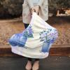 Baby Car Seat Covers Rustic Floral Hydrangea Purple Unfailing Love Nursing Covers Breastfeeding Scarf Soft Stretchy Carseat Canopy Cover Shopping Cart Cover Stroller Covers for Baby Girls Boys view 2
