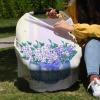 Baby Car Seat Covers Rustic Floral Hydrangea Purple Unfailing Love Nursing Covers Breastfeeding Scarf Soft Stretchy Carseat Canopy Cover Shopping Cart Cover Stroller Covers for Baby Girls Boys view 4