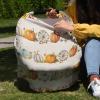 Baby Car Seat Covers Thanksgiving Fall Pumpkin Sunflower Maple Leaves Linen Nursing Covers Breastfeeding Scarf Stretchy Carseat Canopy Cover Shopping Cart Cover Stroller Covers for Baby Girls Boys view 4