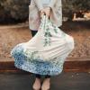 Baby Car Seat Covers Farmhouse Eucalyptus Blue Hydrangea Plants Linen Nursing Covers Breastfeeding Scarf Soft Stretchy Carseat Canopy Cover Shopping Cart Cover Stroller Covers for Baby Girls Boys view 2