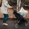 Baby Car Seat Covers Farmhouse Eucalyptus Blue Hydrangea Plants Linen Nursing Covers Breastfeeding Scarf Soft Stretchy Carseat Canopy Cover Shopping Cart Cover Stroller Covers for Baby Girls Boys view 3