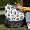 Baby Car Seat Covers Summer Beach Navy Blue Shell Starfish Coral Beige Nursing Covers Breastfeeding Scarf Soft Stretchy Carseat Canopy Cover Shopping Cart Cover Stroller Covers for Baby Girls Boys view 4