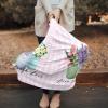 Baby Car Seat Covers Farmhouse Flower Floral Lavender Vase Pink Plaid Nursing Covers Breastfeeding Scarf Soft Stretchy Carseat Canopy Cover Shopping Cart Cover Stroller Covers for Baby Girls Boys view 2