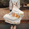 Baby Car Seat Covers Thanksgiving Fall Pumpkin Maple Leaves Linen Nursing Covers Breastfeeding Scarf Soft Stretchy Carseat Canopy Cover Shopping Cart Cover Stroller Covers for Baby Girls Boys view 2