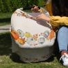 Baby Car Seat Covers Thanksgiving Fall Pumpkin Maple Leaves Linen Nursing Covers Breastfeeding Scarf Soft Stretchy Carseat Canopy Cover Shopping Cart Cover Stroller Covers for Baby Girls Boys view 4