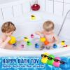 Chivao 48 Pcs Mini Rubber Ducks with Sunglasses in Bulk Small Duck Gift Bathtub Toys for Holiday Cruise Birthday Party Favor(Mixed Color) view 4