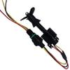 2822 Brushless Motor RC Boat Underwater Thruster Motor 3-Blades Propeller Kit for ROV Robot Model Boat Submarine view 3