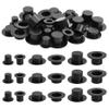 HUIANER Mini Black Top Hats 30PCS Miniature Top Hat Plastic Mini Doll Hats for Dollhouse Art Crafts DIY Supplies view 1