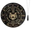 Golgner 9.8in Butterfly Wooden Pendulum Board Dowsing Divination with Crystal Dowsing Pendulum Necklace, Metaphysical Message Board, Wooden Carven Board, Witchcraft Wiccan Altar Supplies Kit view 1