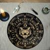 Golgner 9.8in Butterfly Wooden Pendulum Board Dowsing Divination with Crystal Dowsing Pendulum Necklace, Metaphysical Message Board, Wooden Carven Board, Witchcraft Wiccan Altar Supplies Kit view 3