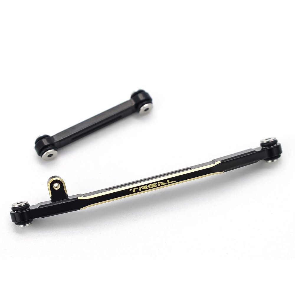 Treal Brass Steering Linkages Brass Links Set 10g for SCX24 Deadbolt C10 Gladiator Bronco