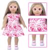 BDDOLL Doll Clothes and Accessories School Supplies Playset for 18 Inch Girl Doll with Doll Clothes,School Bags, Student Cards, Glasses, Pencils, calculators, Scissors, notebooks, etc view 3