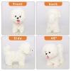 Plush Interactive Maltese Simulation Dog- Puppy Dog Toy for Kids-with Walking, Barking, Wagging Tail & Talking- Robotic Present Pet Toy for Toddler Kids Girls Boys view 3