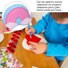 Alomejor DIY Pillow Puzzle Cute Plush Doll DIY Decompression Pillow for Kids Over 6 Years Old(Rainbow Cloud Pillow 34588) view 3