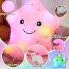 Juexica 3 Pcs 13 Inch LED Twinkle Star Soft Plush Pillow Glowing Stuffed Star Light up Throw Pillow Toys Night Light Cushions for Kids Birthday Gifts Room Home Office Decoration view 3