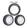 2pcs 1/8 Off-Road Vehicle Tires Multicolor Small Ding Wear-Resistant Racing Rally Tire RC Remote Control Short Truck Model Car (White) view 3
