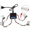 DC 3.7V 1S RC Charger - 5 Port Compact Lipo Charger with LED Indicator, USB Powered, Mini Size view 2
