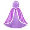 Century Star Girls Fur Purple Princess Cape with Hooded Cloak for Little Girls Christmas 7-9 Years view 1