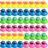 Chivao 48 Pcs Mini Rubber Ducks with Sunglasses in Bulk Small Duck Gift Bathtub Toys for Holiday Cruise Birthday Party Favor(Multicolor) view 1