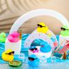 Chivao 48 Pcs Mini Rubber Ducks with Sunglasses in Bulk Small Duck Gift Bathtub Toys for Holiday Cruise Birthday Party Favor(Multicolor) view 4