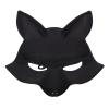 NICEYST Fun Animal Halloween Mask Furry Half Face Mask Bunny Masks Halloween Cosplay Costume Carnival Party Costume Props (Style 2-White Lowrie) view 3