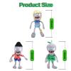 Dyharnsty 3Pcs Cute Plush Toys Zombie Sets,PVZ Stuffed Figure Doll for Children, Great Gifts for Kids and Fans view 2