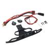 DYNWAVE Front Bumper with Headlights Crash Buffer Bumper DIY Repalce for 144010 144001 124017 124019 1:14 RC Car Accessories Parts view 1