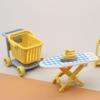 Dollhouse Simulation Mini Laundry Room Kit Miniature Plastic Washing Machine Vacuum Cleaner Set Dollhouse Accessories for Micro Landscape Sets view 4