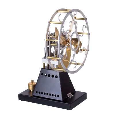 GENYUU External Combustion Engine Model, Thermal Power Stove Fan Stirling Engine Motor Model, Physics Science Experiment Toy Kits for Adults and Teenagers