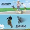 Mini Drone with Camera for Adults Kids - 1080P HD FPV Camera Drones with 90 Adjustable Lens, Gestures Selfie, One Key Start, 360 Flips, Toys Gifts RC Quadcopter for Boys Girls with 2 Batteries view 3
