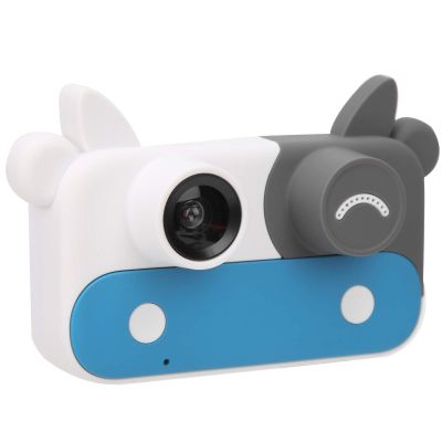 ciciglow Digital Camera for Toddlers, Cow Type Mini Kids Camera for Girls and Boys, Kid Camera Toys with Large Capacity 400mAh Battery, 15 Kinds of Cartoon Photo Frames, 9 Kinds
