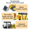 DDLONGDD Bulldozer Toys for Boys Heavy-Duty Metal Loader Vehicle Sand/Beach Toy with Functional Arm and Bucket,Realistic Perfect for Sandbox Indoor/Outdoor Play Die Cast Construction Model view 4