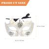 Polygonal Note Mask Mens Outdoor Clothing Masks Prop Masquerade Ball Masks Festival Women Masks Drama Masks Plastic Face Mask Photography Prop White Accessories Cosplay Man view 3