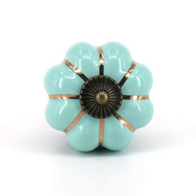 6PCS Kid Room Furniture Pumpkin Handle Cabinet Cupboard Drawer Knob Pulls - (Color: B)