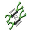 Spring Steel + Aluminum Supporting Mount with Front Or Rear Upper Arms For 1:5 Traxxas X Maxx 6S / 8S - 1Pr Set Green view 1