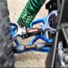 Spring Steel + Aluminum Supporting Mount with Front Or Rear Upper Arms For 1:5 Traxxas X Maxx 6S / 8S - 1Pr Set Green view 2