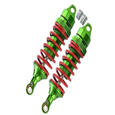 Aluminum Fron Or/Rear Adjustable Spring Dampers (85mm) with Aluminum Ball Ends For 1:10 Traxxas E-Revo Brushless/E-Revo VXL 2.0 / Revo/Revo 3.3-1Pr Set Green