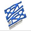 Aluminum 6061-T6 Front Or Rear Extended Lower Arms For Traxxas 1:5 X Maxx 8S With WideMAXX #7895 / XRT 8S Monster Truck Upgrades - Blue view 1