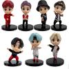 Surprise September 7pcs Cake Toppers Character Set Action Figures Toys, Mini Figurines Dolls Birthday Party Supplies Car Desktop Birthday Decorations (D) view 1