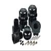 Aluminum 7075-T6 Hex Adapters (+6.5mm) And Wheel Lock For Traxxas 1:8 4WD Sledge 95076-4/1:10 E-Revo 2.0 VXL Brushless 86086-4/1:10 4WD Maxx With WideMAXX 89086-4 - 20Pc Set Black view 1