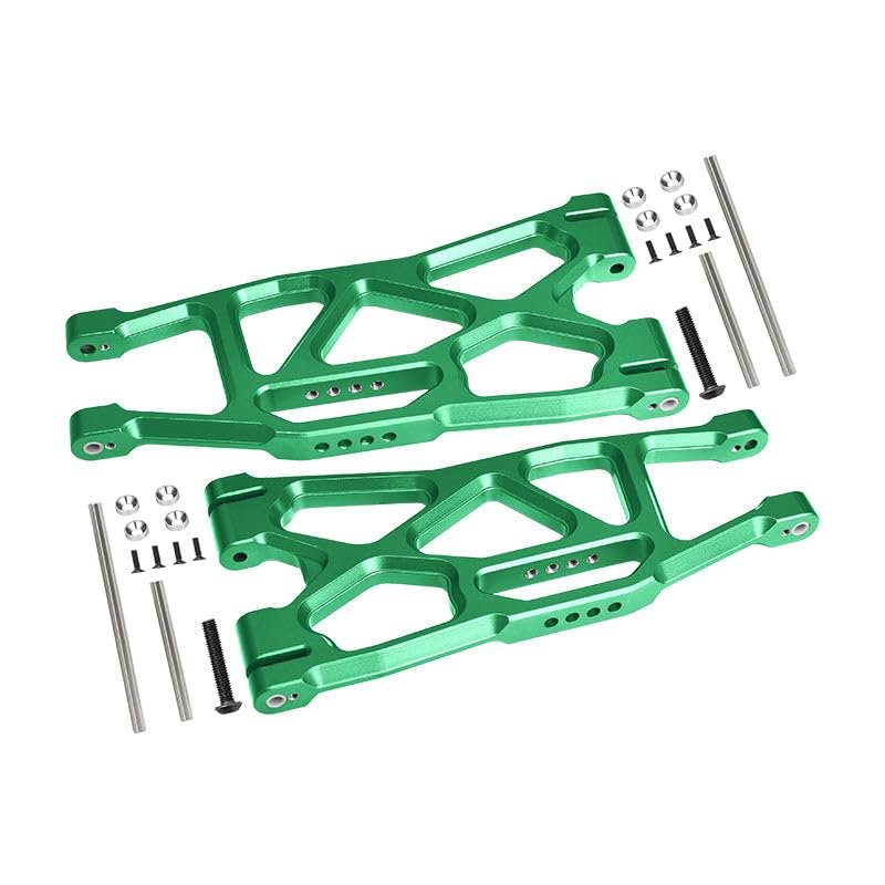 Aluminum Front Or Rear Lower Arms for 1:5 Traxxas X Maxx 6S / X Maxx 8S / 1:6 Sand Car 8S Upgrades - 1Pr Set Green