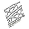 Aluminum 6061-T6 Front Or Rear Extended Lower Arms For Traxxas 1:5 X Maxx 8S With WideMAXX #7895 / XRT 8S Monster Truck Upgrades - Silver view 1