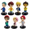Surprise September 7pcs Cake Toppers Character Set Action Figures Toys, Mini Figurines Dolls Birthday Party Supplies Car Desktop Birthday Decorations (B) view 1