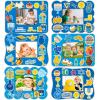 30 Packs Hanukkah Picture Frame Craft Kits for Kids Hanukkah DIY Craft Set with Menorah Dreidel Jewish Festival Stickers Home Classroom Indoor Game Activities view 1