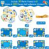 30 Packs Hanukkah Picture Frame Craft Kits for Kids Hanukkah DIY Craft Set with Menorah Dreidel Jewish Festival Stickers Home Classroom Indoor Game Activities view 2
