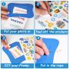 30 Packs Hanukkah Picture Frame Craft Kits for Kids Hanukkah DIY Craft Set with Menorah Dreidel Jewish Festival Stickers Home Classroom Indoor Game Activities view 4