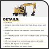 1:50 Caterpillar M318 Wheeled Excavator - High Line Series by Diecast Masters - 85956 - Moveable Boom with Adjustable Grapple view 4