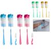 6 Pc Baby Teat Nipple Bottle Feeding Brush Bristle Cleaning Cup Scrubbing Sponge view 1