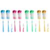 6 Pc Baby Teat Nipple Bottle Feeding Brush Bristle Cleaning Cup Scrubbing Sponge view 2